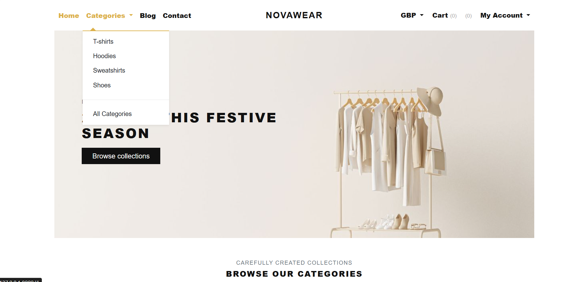 NovaWear E-Commerce Website