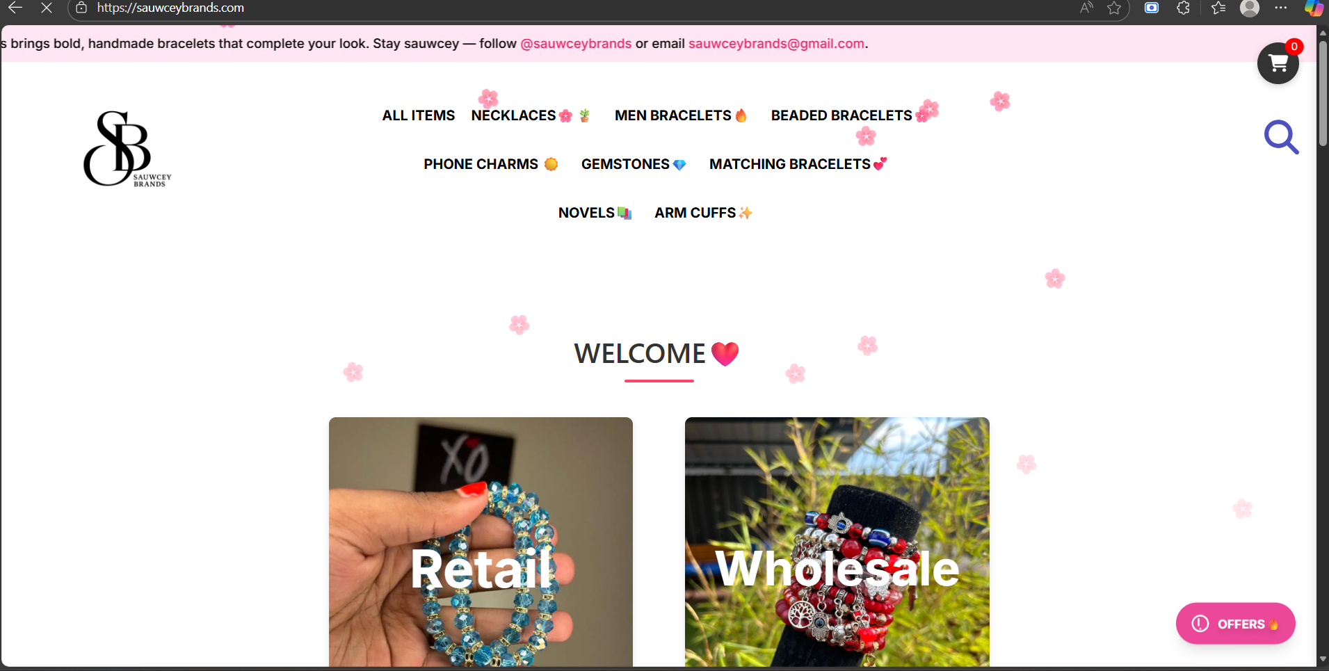 SauwceyBrands E-Commerce Website